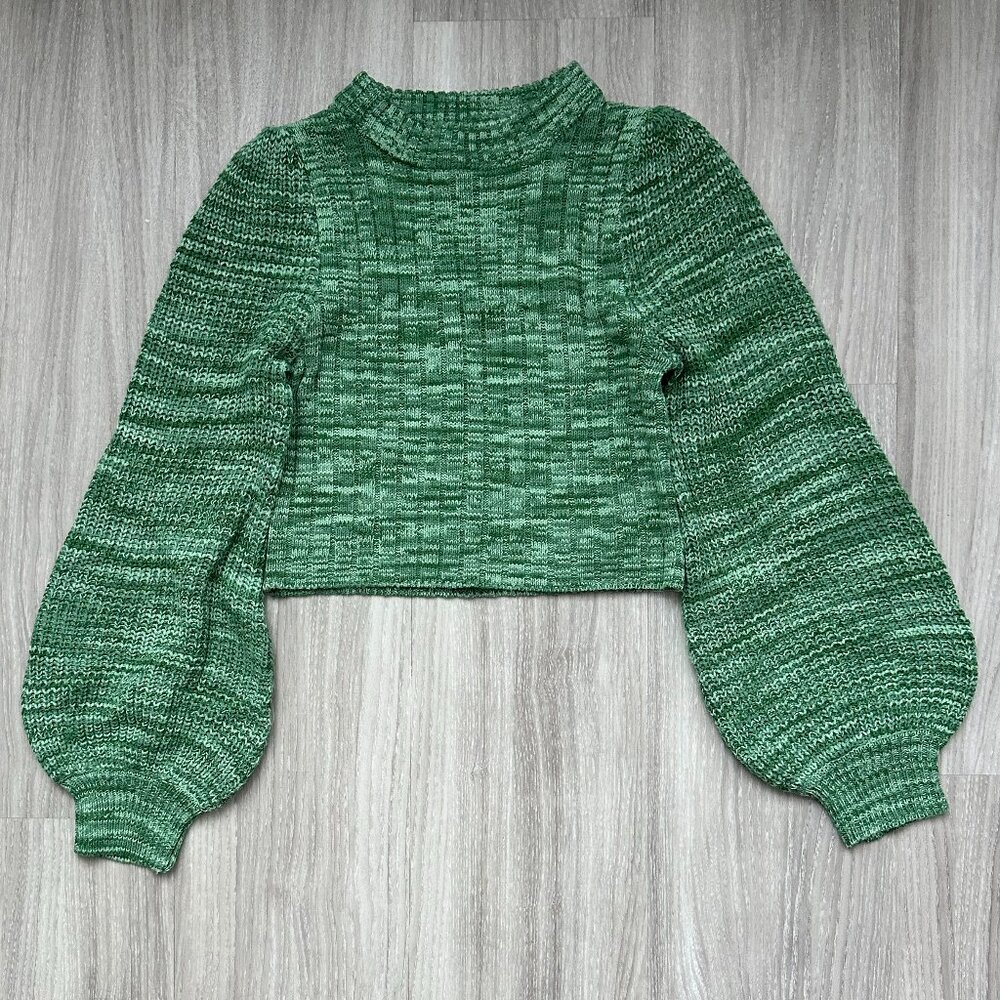 ALTAR'S STATE Rachel Balloon Sleeve Sweater XS